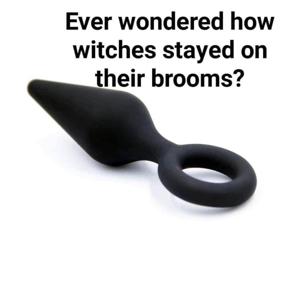 How witches stay on their brooms