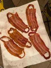 Delicious homemade bacon face masks