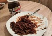 Michelin star spaghetti alle nutella