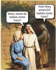 Where do babies come from, Mary