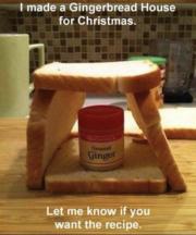 Easy Gingerbread house for Christmas