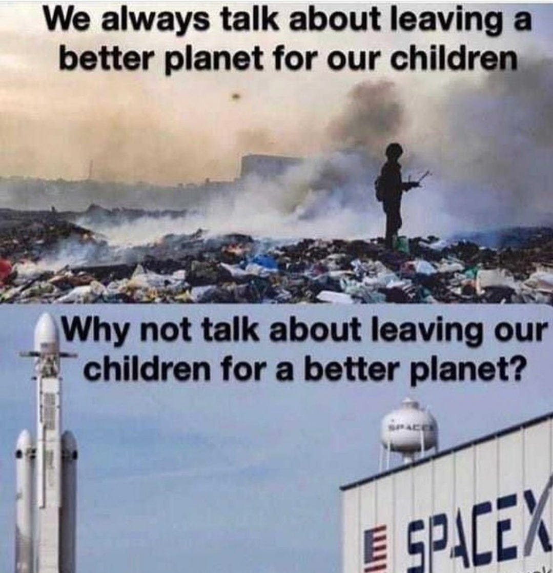 Leaving our children for a better planet