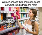 How women choose their shampoo