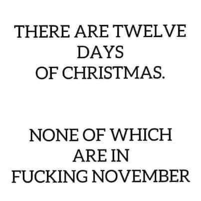 There are twelve days of Christmas
