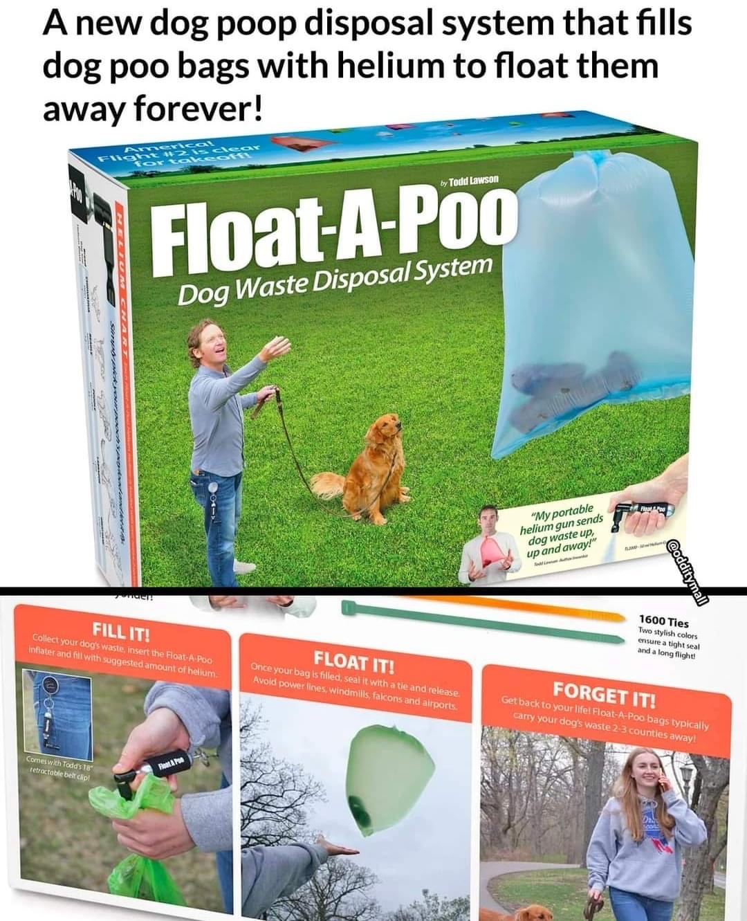 A new dog poop disposal system