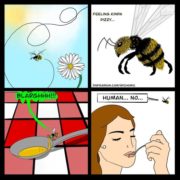Funny honey bees comic