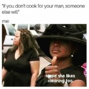 If you don’t cook for your man