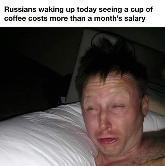 Russians waking up today