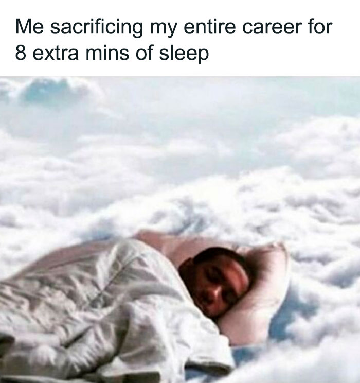 Sacrificing my entire career for extra sleep
