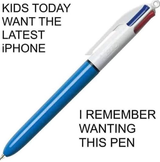 I remember wanting this pen