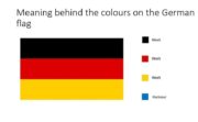 Meaning behind the colours on the German flag