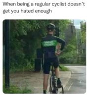 Vegan cyclist