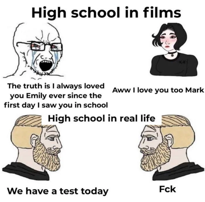 High school in films vs real life