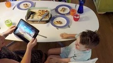 Technology has hijacked family dinnertime. Watch the Pepper Hacker reclaim it.