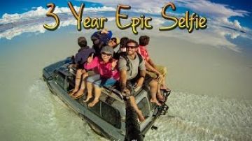Around the World in 360° Degrees – 3 Year Epic Selfie