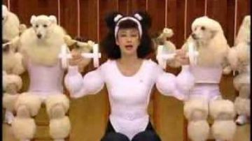 Poodle Exercise with Humans